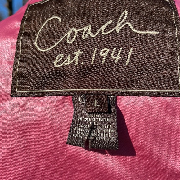 Coach Signature Quilted Jacket - Picture 9 of 10